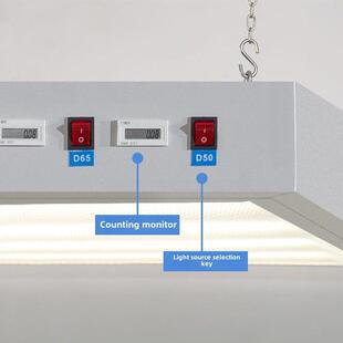 HNPU汉谱吊式灯箱印刷看样台吊式对色灯箱D65/D50/U30标准光源箱