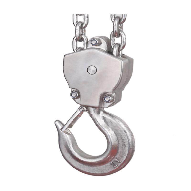 海洋用耐腐6302t-3m4链条式拉2吨3米m手动 倒链起重提升不锈钢手