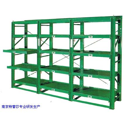 全式抽屉开式具货架重型三立柱带葫模芦ZVY全部可抽 1.5吨模具架