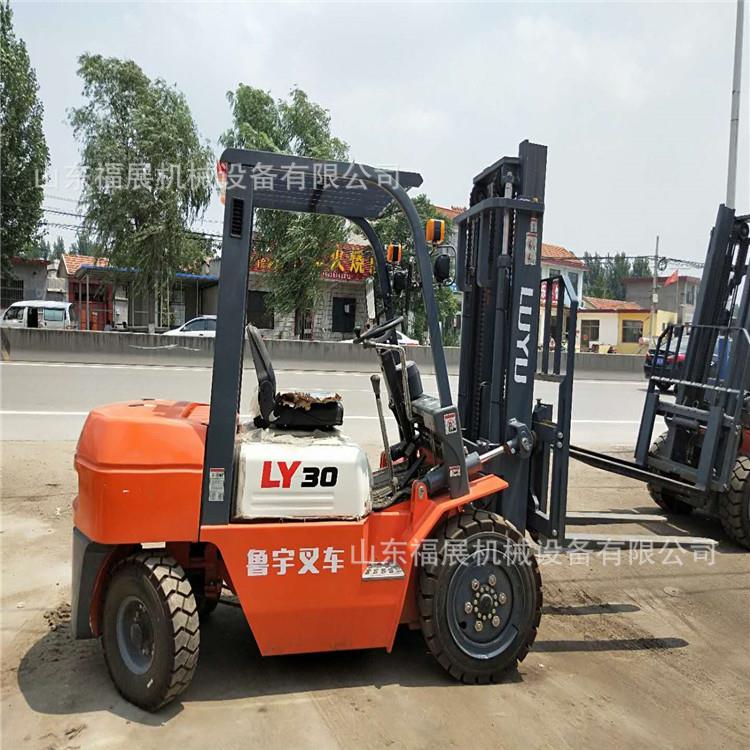 叉装载承重量大CQT运3输叉车宇 厂房搬运车 鲁柴油吨叉车