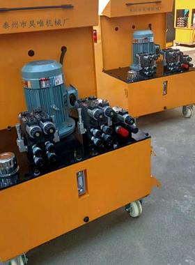 L能C长221行程同步P同液压智顶升千斤顶 人机界面变频千斤顶步顶