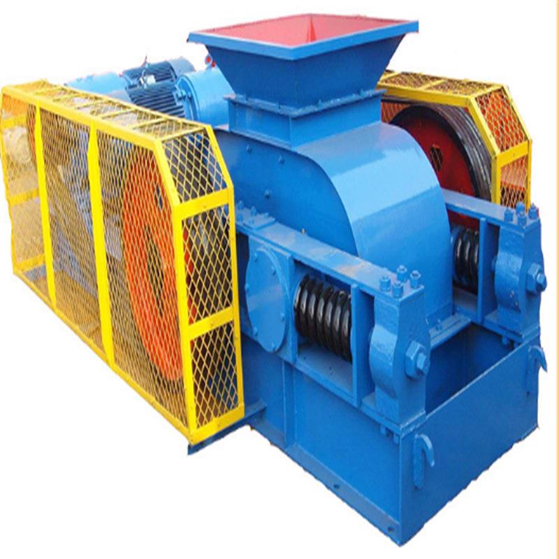 煤170矸石双辊机式粉碎碎机河卵石液压砂对辊制砂石英鹅卵石青石