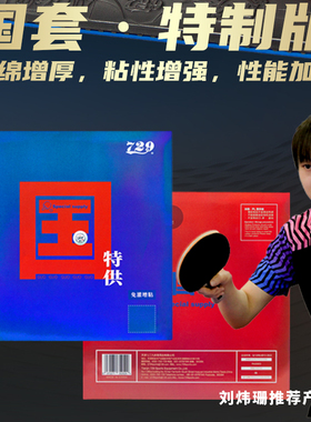 友谊729乒乓球拍胶皮奔腾国套乒乓拍胶皮反胶蓝海绵免灌增粘性