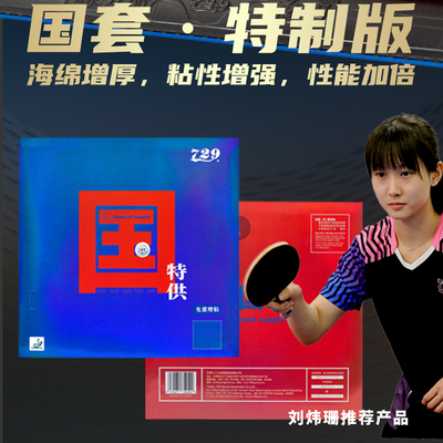 友谊729乒乓球国套蓝海绵套胶