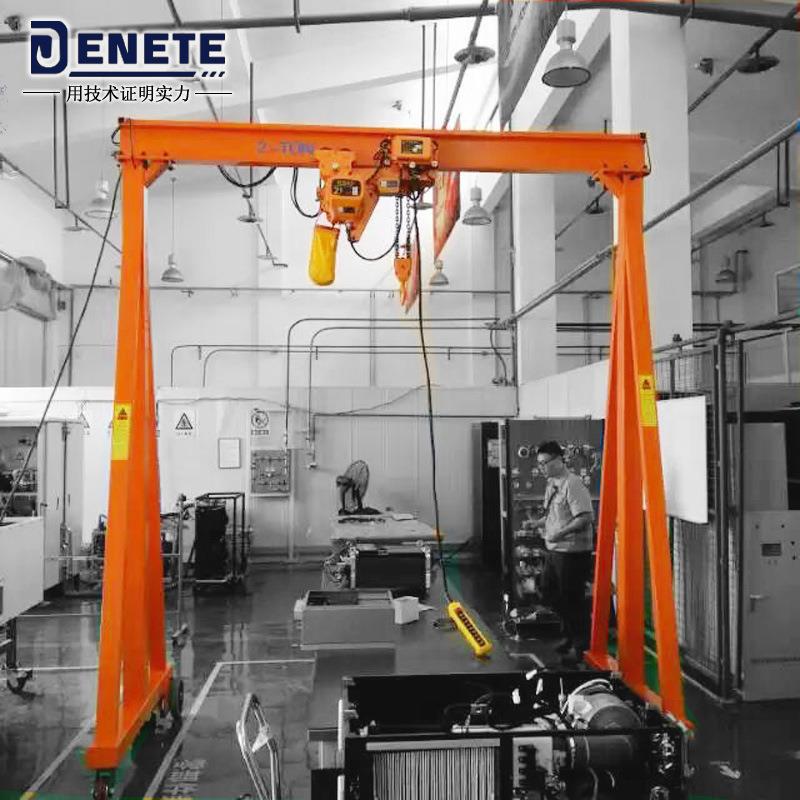 厂家移动式龙门吊手动/电动升降式龙门架简易式门式起重机