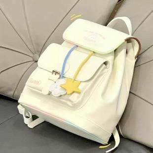 小众设计2023新款秋冬旅行包学生上课小书包双肩包超萌可爱背包女