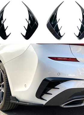 适用宝马3系G20 320i 330i 2019-2022后杠风刀刀锋外饰车贴改装