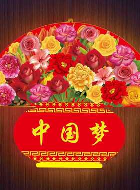 新款LED节日彩灯挂件串灯挂树春节新年工程 花朵牡丹梅花荷花
