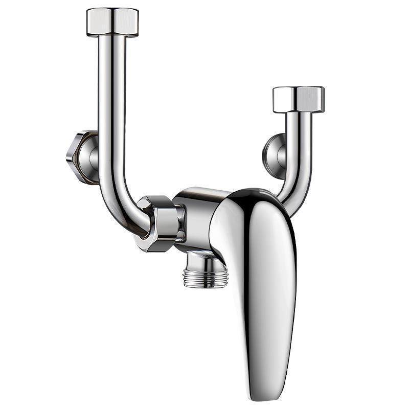 电热水器U型混水阀家用明装淋浴冷热通用型水龙头开关阀花洒配件
