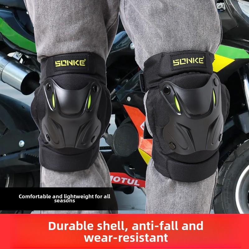 采购产品电动摩托车护膝和肘部护垫，夏季透气保护装置，防跌倒和