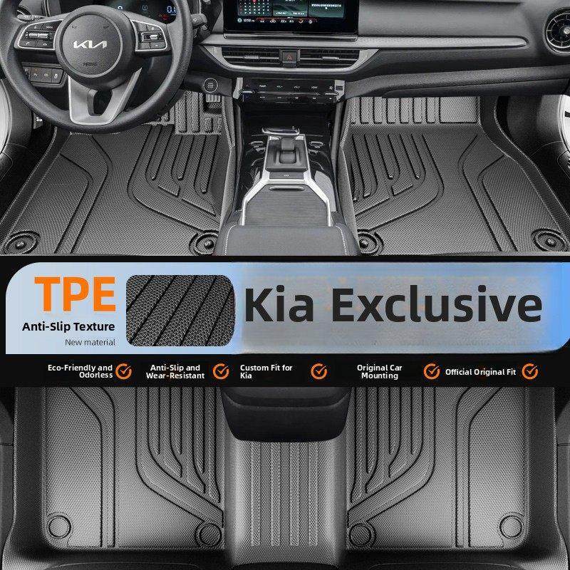 适用于起亚福瑞迪TPE汽车脚垫全包围专用K2K3K4K5KX3奕跑智跑狮跑