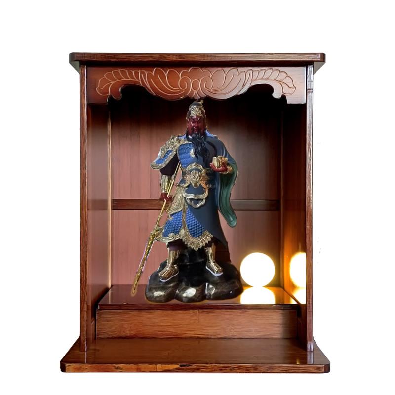 神龛架财神爷供台供桌香案家用壁挂式神台摆放佛柜神位供奉台佛龛