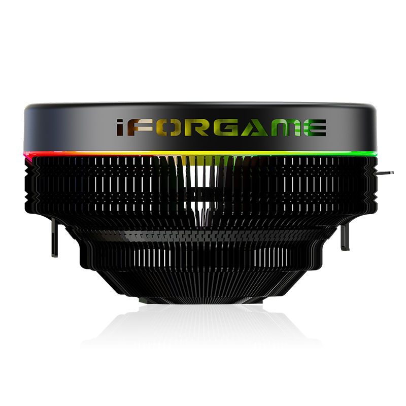 游戏悍将 cpu散热器下压式/塔式AMD intel台式机电脑风扇静音炫彩