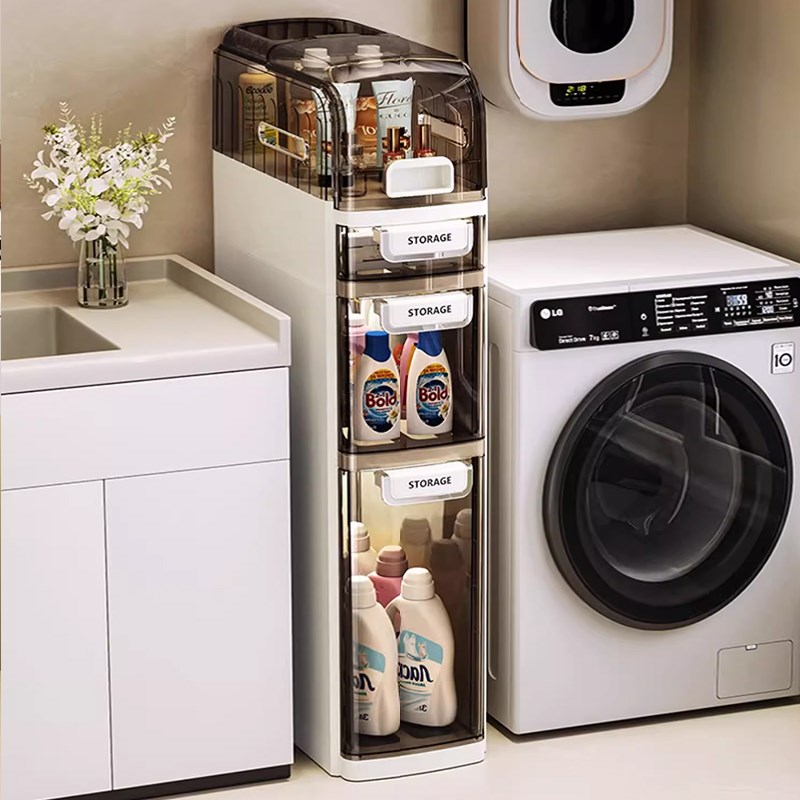 卫生间置物架家用抽屉式多层浴室侧边角K窄缝隙储物架子夹缝收纳