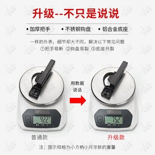 加厚款方柄月牙锁铝合金门窗钩锁阳台移门锁扣老式推拉窗户锁配件