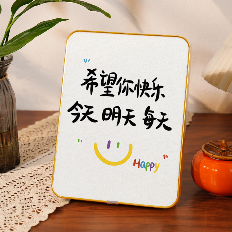 希望你每一天都快乐n励志摆件送朋友闺蜜生日礼物热爱生活桌面摆