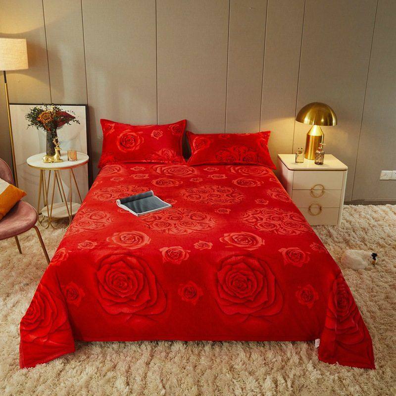 源头工厂新款加厚珊瑚绒毛毯子法兰绒礼品毯云貂绒暖冬盖毯