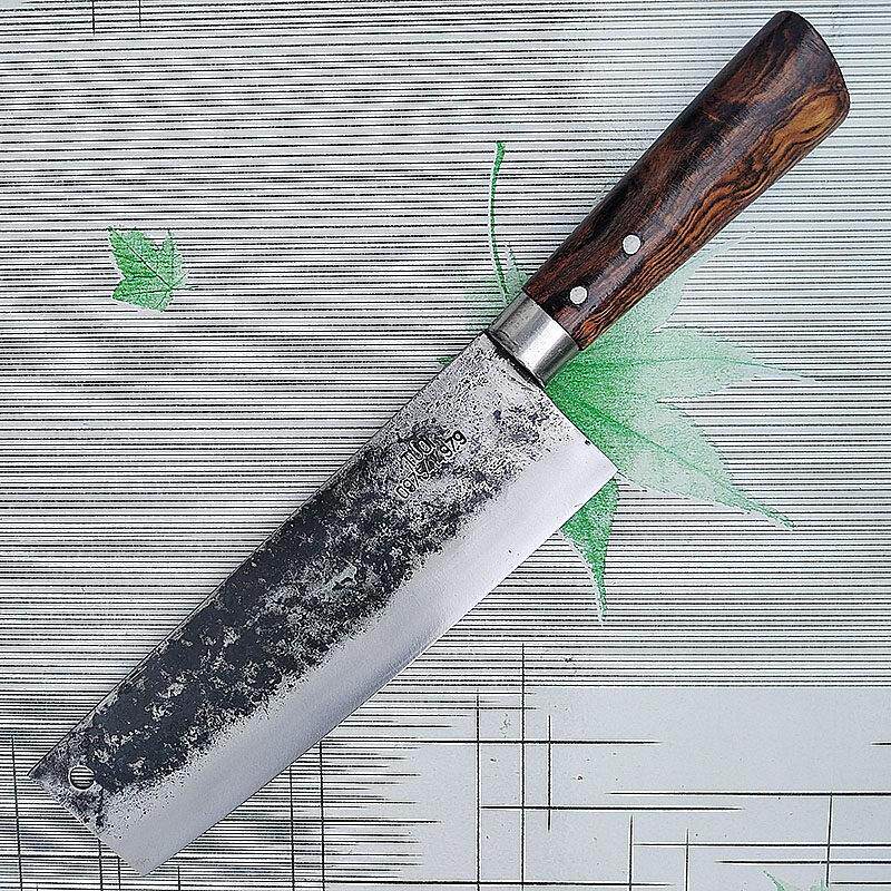 越南纯手工锻打切片刀切鱼生刀弹簧钢锰钢女士专用已开刃厨房进口