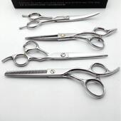 山本宫村专业理髲剪美发剪打薄剪无痕牙剪常规牙剪440c理髲店专业