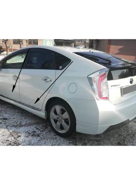 适用普锐斯 prius 30系门板10-15年款车身防擦防撞条电镀门边饰条