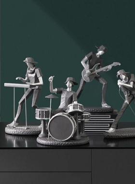 现代艺术摆件高级轻奢高档餐柜电视酒柜装饰品简约玄关客厅北欧