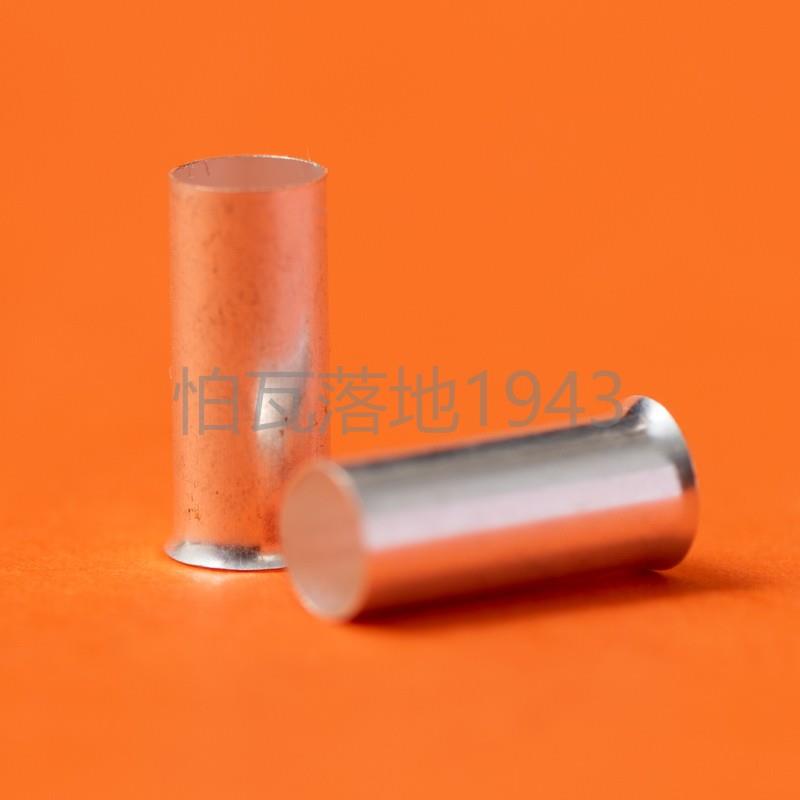 EN50-20裸铜管 管形裸端子 铜管 冷压 铜连接管GT型 100只