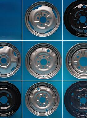 电动三轮车钢圈轮毂加厚16*00后轮300-12 400-12 275-14后桥轮毂