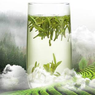 江西赣州上犹特级毛尖绿茶五指峰剑绿特产2024新茶一芽两叶茶叶铭