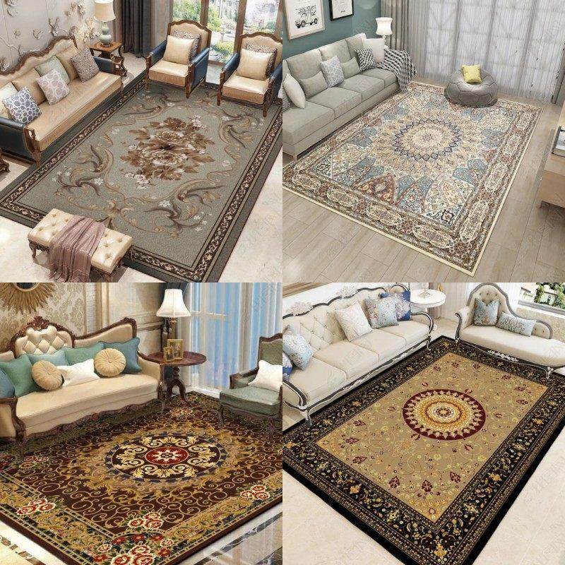 现代欧式客厅卧室茶几沙发家书房垫用可水洗机洗防滑地毯可以定制,居家布艺,地毯,淘宝优惠券,粉丝福利购,淘宝优惠卷