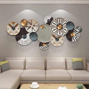 北欧风立体壁饰轻奢铁艺挂件创意壁饰客厅沙发背景墙面装饰壁挂件