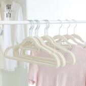 植绒衣架家用挂衣无痕防滑超薄干湿两用整理师宿舍衣柜收纳衣撑子