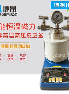 安全高温高压智能数显磁力搅拌水热合成反应釜加氢微型定做密封釜