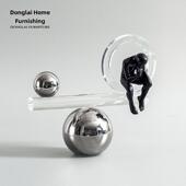 现代可及 豪华水晶平衡思考者装 饰品客厅橱柜展示样板房售楼处书