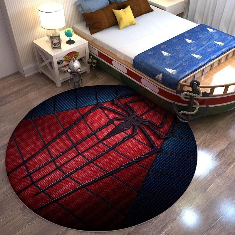 蜘蛛侠地毯漫威复仇者联盟钢铁侠卧室飘窗床边毯门垫电脑转椅地垫,居家布艺,地毯,淘宝优惠券,粉丝福利购,淘宝优惠卷
