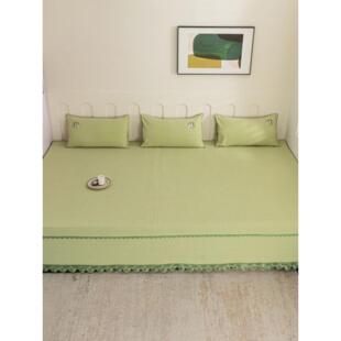 纯色四季通用榻榻米床盖绗缝夹棉东北农村土炕单可做拉炼大炕垫子