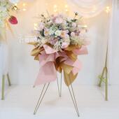 新款 开业花篮仿真花艺庆典活动门店迎宾摆件4S店交车交房婚礼仪式