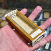 海派名家小顺制老竹一体整挖带音响黄蛉盒竹蛉鸣虫盒虫具镶嵌骨头