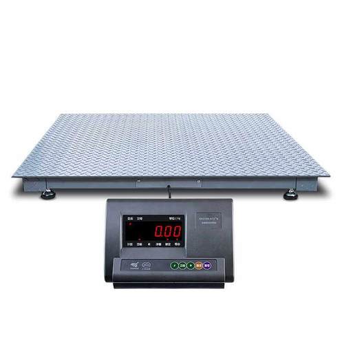 地磅秤1-3吨工厂物流电子秤加厚5吨小型地磅带围栏称猪牛