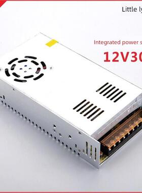电源Dc 12V30A监控摄像机集中供电Led电源适配器S-360-12小莱卡