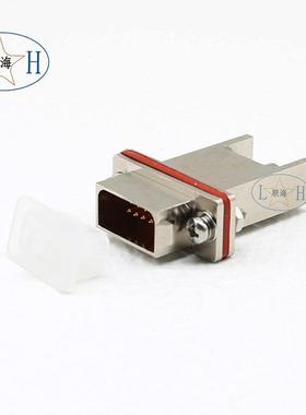 J14系列J14A-9TK J14A-9ZJL矩形电连接器9芯军品航空插头插座