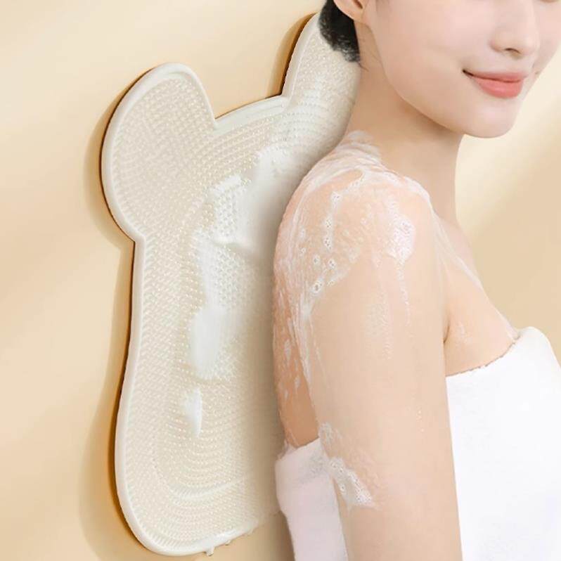 日本品质洗澡搓背神器懒人搓澡墙贴后背不求人强力硅胶按摩垫子