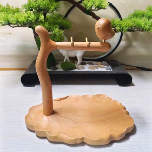 实木玄关置物架进门口钥匙收纳层架多功能杯架桌面首饰收纳托盘摆