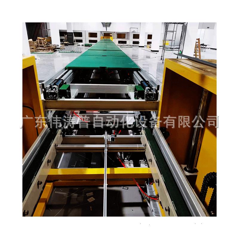 企石破碎机预装流水线 方案设计 老化测试双层倍速链输送线3D建模