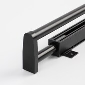 衣橱浅衣柜可伸缩挂衣器 架免打孔 挂裤 柜内挂衣杆纵向抽拉式 顶装