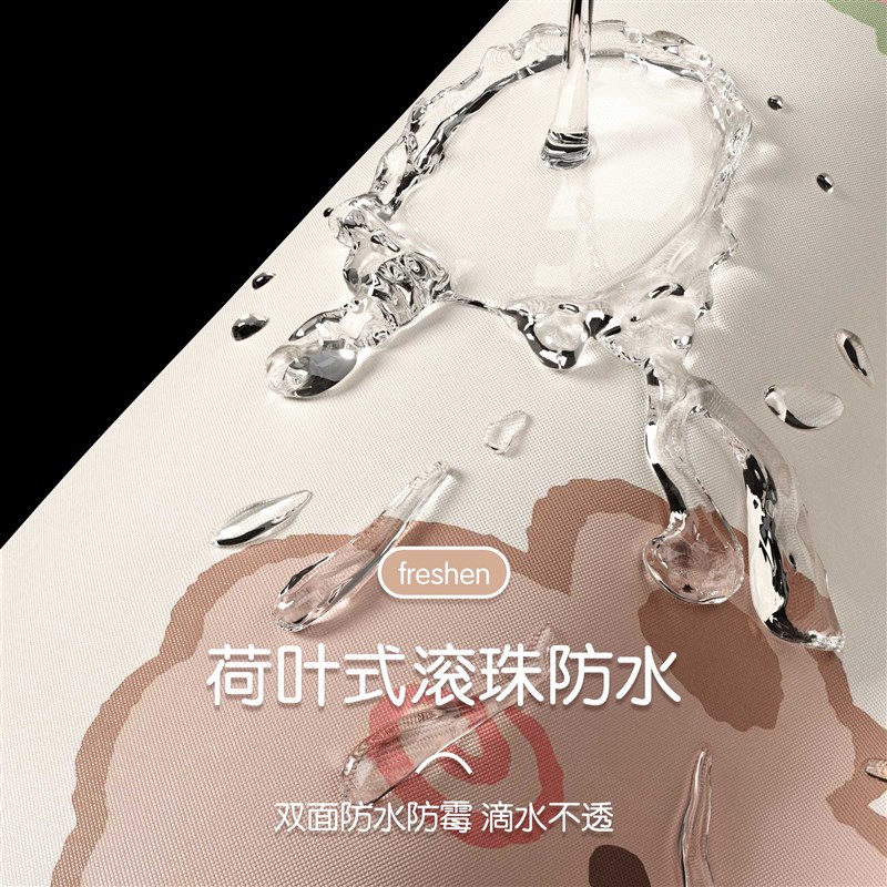 免打孔弧形浴帘套装浴室防水防霉L型浴帘杆卫生间淋浴房遮挡隔断