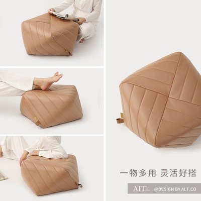 科技布八角凳家用客厅茶几矮凳坐墩衣帽间凳子创意入户门口换鞋凳