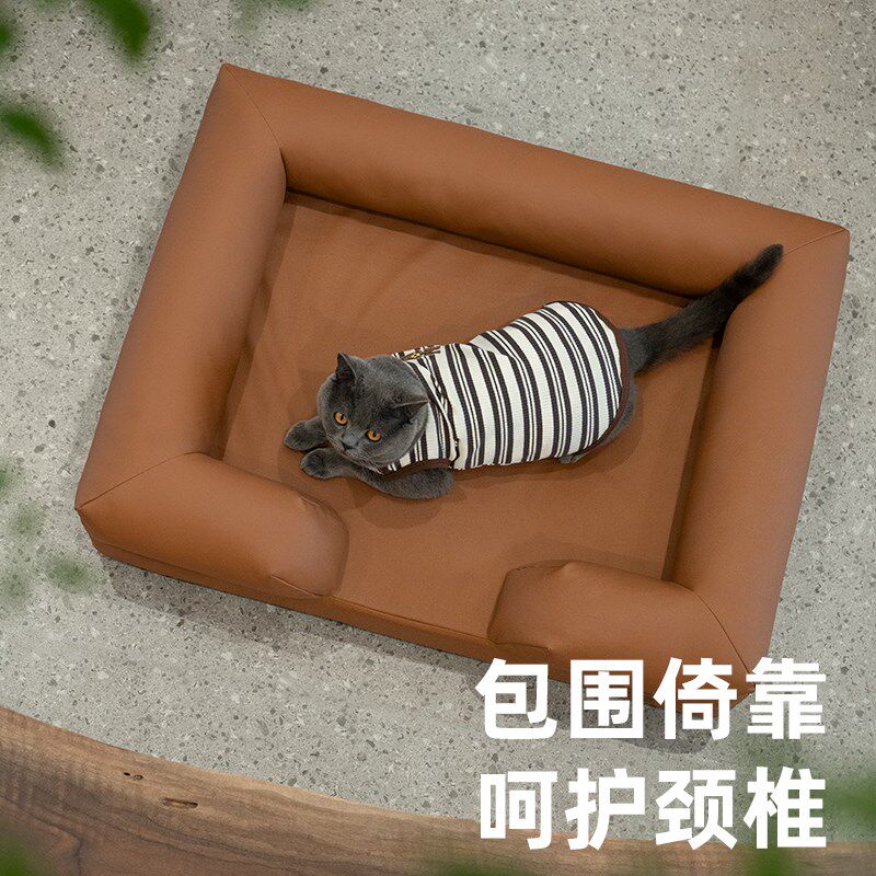 猫窝防水不沾毛四季通用宠物沙发中大型犬狗狗窝狗床可拆洗猫咪床