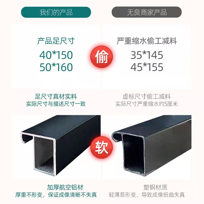 【真防爆全身镜】穿衣镜落地镜子家用壁挂试衣镜卧室简约安全防摔