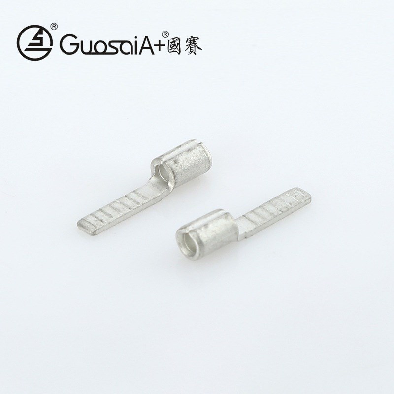 冷压端子裸端子DBN系列无绝缘C护套片形端子铜线耳冷压接线端子