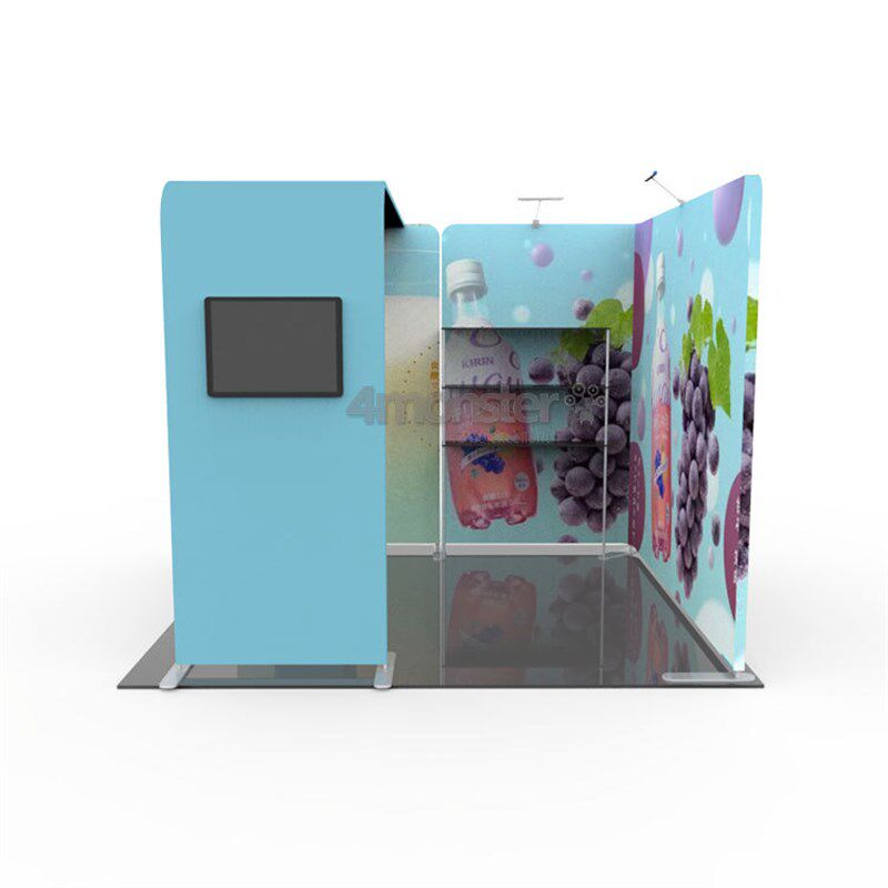 3x3标准快幕秀摊位造型 贸易展览会广告展示专用背景Y 可随意搭配